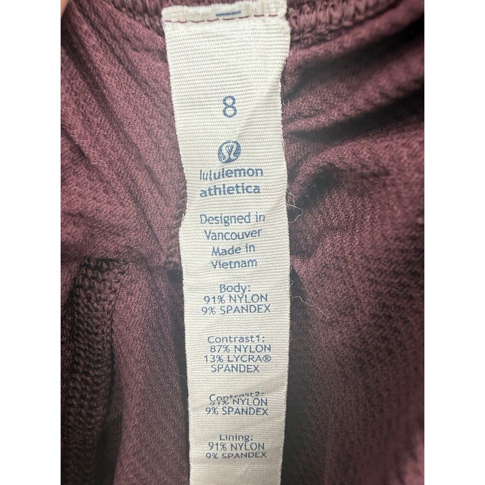Lululemon Wrappers Delight Bordeaux Drama tank top size 8 - Picture 5 of 5